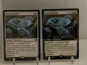 MTG -AFR - Forgotten Realms - Dancing Sword Extended Art 360 + Regular 8 NM - Picture 1 of 2