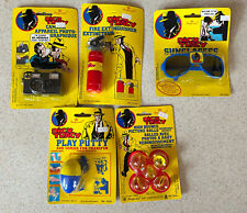 DICK TRACY (1990) -- Lot of 5 Imperial Toys On Card -- Extinguisher Camera + (B)
