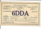Qsl  1927 Oakland Ca   Radio Card