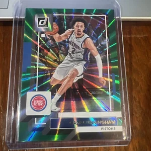 Cade Cunningham 2022-23 Panini Donruss Holo Green Laser #41 NM-MT Pistons - Picture 1 of 6