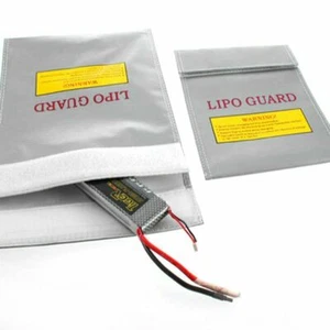 LiPo Li-Po Battery Fireproof Safety Guard Safe Bag Charging Sack Storage Box UK - Picture 1 of 9