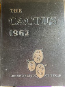 1962 Cactus Yearbook University of Texas