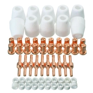 60Pcs Air Plasma Cutting Cutter Consumables For LG-40 PT-31 Torch CUT-40 CUT-50D - Bild 1 von 6