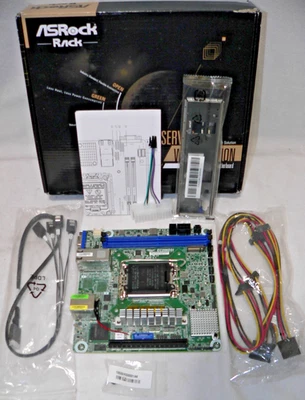 Asrock Rack EC266D2I LGA1700 DDR5 ECC UDIMM M.2 VGA BMC IPMI mITX Mainboard - Bild 1 von 4