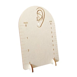 Earring Measurement Display Stand Wood Ear Stud Stand Organizer With Measurem JW - Picture 1 of 7
