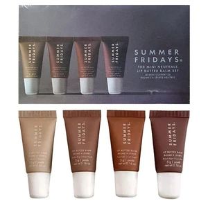 4X *Sum-mer Fri. Mini Neutrals Lip Butter Balm Set Urlaub 2024 Lipgloss Set - Bild 1 von 8