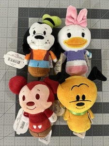 Hallmark Disney Itty Bittys Lot New w/tags PLUTO Happy Hearts Mickey DAISY Goofy - Picture 1 of 8