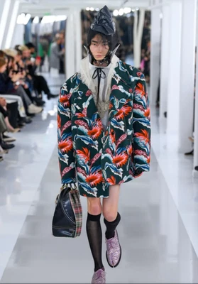 Abrigo MAISON MARGIELA FW23 RUNWAY Look 18 Unisex Grande Floral Guisante 46 XL ¡NUEVO CON ETIQUETAS! Foto 1 de 4