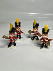 4 Vintage Miniatur Marching Band Kuchen Topper Dekor Mini Klein Cupcake Topper - Bild 1 von 24