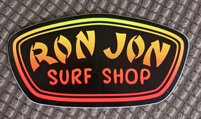 Ron Jon Surf Shop Rasta "One of a Kind" Cocoa Beach, Florida Sticker/Decal Neon