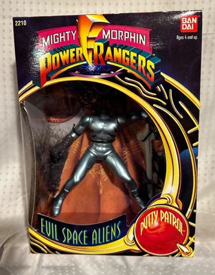 全新 1993 年 复古 Mighty Morphin Power Rangers Evil Space Aliens PUTTY PATROL — 第 1/4 张图片