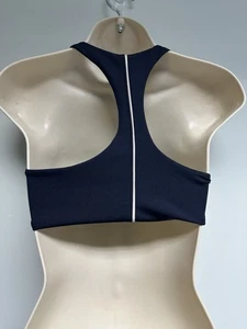 Vuori Women's Sz M Navy Blue Racerback  Athletic Yoga Gym Workout Sports Bra - Picture 1 of 7