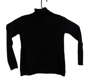 Vintage Gap Italian Merino Wool Black Turtleneck Sweater Soft XS EUC - Picture 1 of 5