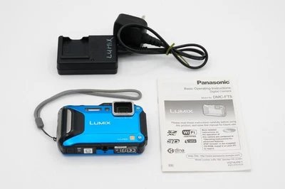 Panasonic LUMIX DMC-FT5 Blue Waterproof & Shockproof Digital Camera - Mint! - Image 1 of 4