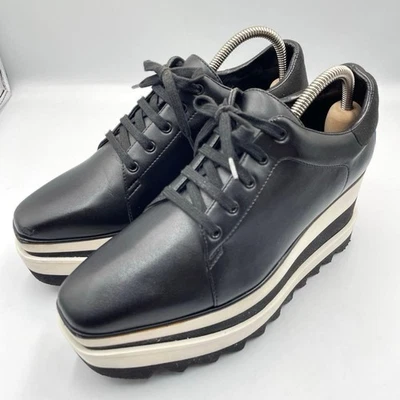 Женщины 5,5US Stella Mccartney туфли кроссовки Mccartney Ellis платформе кожаный лим - Изображение 1 из 4