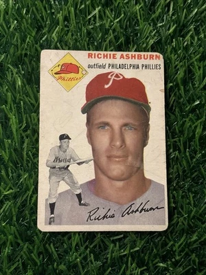 1954 Topps Richie Ashburn Philadelphia Phillies #45 HOF - Image 1 of 4