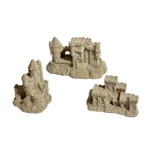 3 Mr Sandman Sands of Time Sandburg Skulpturen - skurrile Gesichter 4,75" x 2,75" - Bild 1 von 15