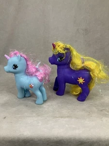 Lote de 2 My Little Pony púrpura y azul claro - Imagen 1 de 8
