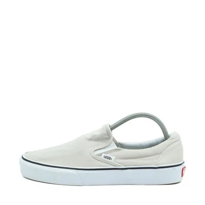 VANS Damen Classic Slip-On Sneaker Weiß Canvas Niedrig Atmungsaktiv EU 40 - Bild 1 von 4