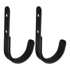 2pcs Stainless Steel Wall Mount Hooks Garden Hose Hanger Garage Tool Organizer - Picture 1 of 12