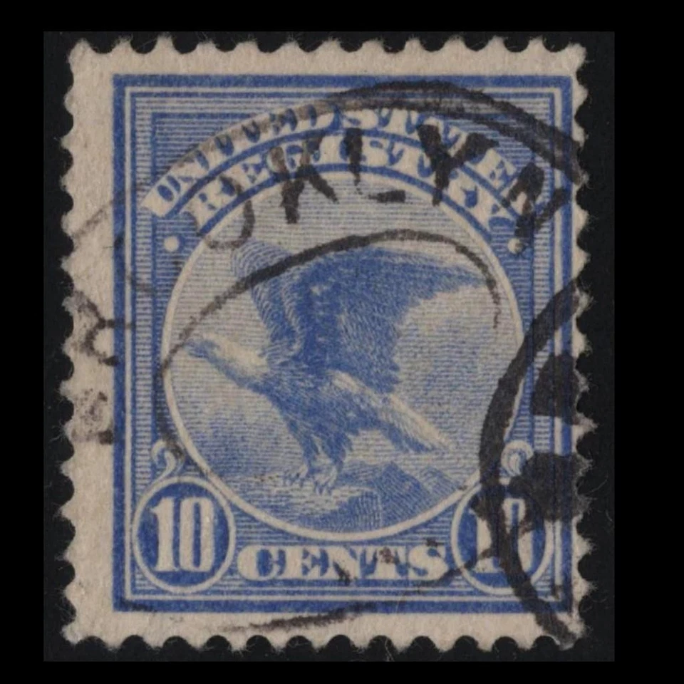 SELLO DE REGISTRO F1 10c Águila Ultramarina Usado $10 VER FOTOS Lote P-621 Foto 1 de 1