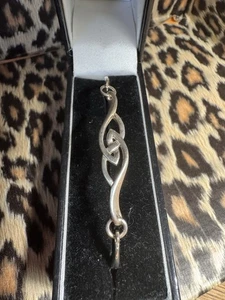 925 Sterling Silver Bracelet Kit Heath Bangle Celtic Bracelet Style Stamped - Picture 1 of 4