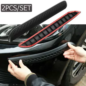 2x/Set 40cm Car Accessories Bumper Corner Protector Anti-collision Rubber Strip - Picture 1 of 12