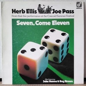 HERB ELLIS & JOE PASS - SEVEN, COME ELEVEN CONCORD JAZZ CJ-2 (L30130) AUS1974 LP - Bild 1 von 3