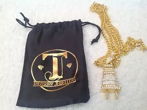 TJ Jewellers necklace Gold colour V/Bold piece - Picture 1 of 5