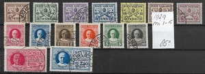 VATICANO @ 1929 Mi.1-15 USADO 85,00 € BUEN PRECIO @ Va169 - Imagen 1 de 1