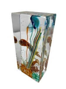 Handgeformtes Aquarium aus Muranoglas von Diego Costantini - Bild 1 von 6