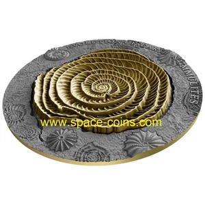 Niue 2017, Nummulites, Evolution of Earth, 2oz silver, $2 - Picture 1 of 5