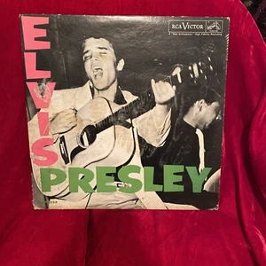 ELVIS PRESLEY Self Titled Vinyl 33 RPM- 1st LP Album RCA- LPM-1254- Fair Vinyl - Picture 1 of 11