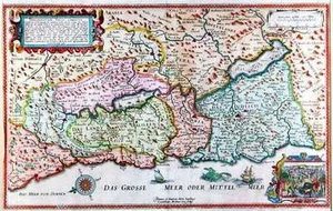 Antique map, Peregrination Ihesu Christi - Picture 1 of 1