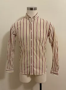 Octobre Editions Striped Long Sleeve Oxford Button-Front Shirt (size: M) - Picture 1 of 3