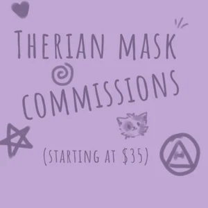 Therian Mask Comm ‼️READ DESCRIPTION‼️ (0/2, Open) Images Are Quality Examples - Picture 1 of 6