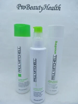 PAUL MITCHELL SUPER SKINNY Shampoo & Treatment 10.1 oz  & Relaxing Balm 6.8 oz - Image 1 of 2