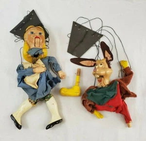 VINTAGE Marionette Alice - Rabbit 1950S DISNEY Alice In Wonderland - Picture 1 of 12