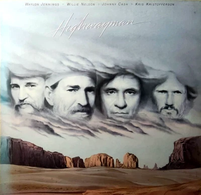 “Highwayman” Jennings Nelson Cash Kristofferson 1985 Columbia (VINYL/JACKET EX) - Image 1 of 3