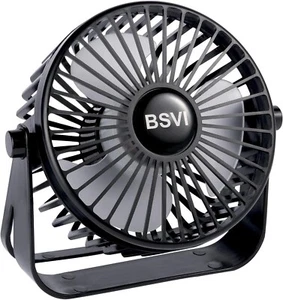 Portable USB Desk Fan – Mini 3-Speed Quiet Fan for Home, Office, Travel & Car - Picture 1 of 7