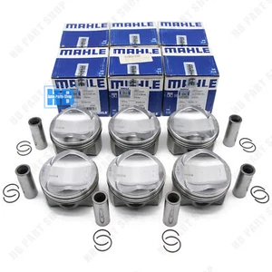 6x Pistons & Rings Set MAHLE OE Φ84.51mm For AUDI S4 S5 A6 A7 A8 Q5 Q7 3.0 TFSI - Picture 1 of 6