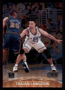 1999-00 Stadium Club Chrome #142 Trajan Langdon RC - Picture 1 of 2