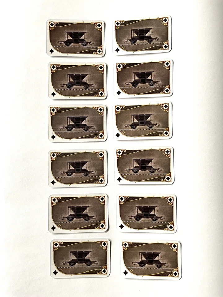 Ticket to Ride USA Train Replacement Pieces Cards - Black - Image 1 of 1