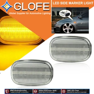 Pair Dynamic LED Side Marker Turn Signal Lights For Toyota Camry Corolla Lexus - Picture 1 of 11