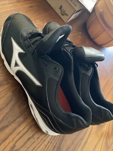 Mizuno Mens 9-Spike Dominant 2 Black Baseball Cleats Size 13 320431 New Wot - Picture 1 of 9