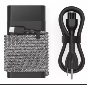 New Slim 65W USB-C AC Adapter Charger for HP ENVY ELITEBOOK X360,Nylon Braided - Picture 1 of 7