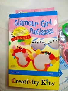 Funglasses Glamour Girl You Decorate 2 sunglasses  New  age 6 to 96  - Picture 1 of 5