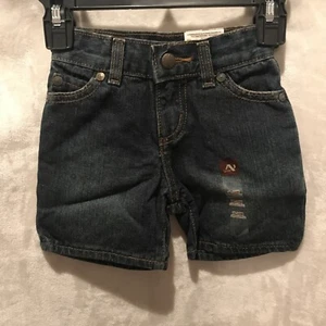 Arizona Boys Jean Shorts Size 18-24M Blue Retails $28 (TW-1428) - Picture 1 of 5