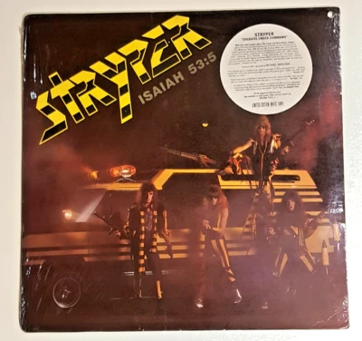Stryper "Soldiers Under Command" White Vinyl STILL SEALED 1985 LP 1st Pressing - Image 1 of 4