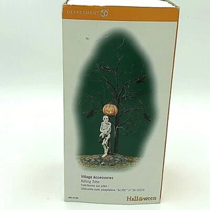 Department 56 Halloween Village 2004 KILLING TIME 53164 Lighted Retired Skelton  - Picture 1 of 6